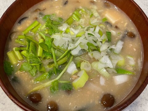 これで風邪知らず!田舎の納豆汁⭐️